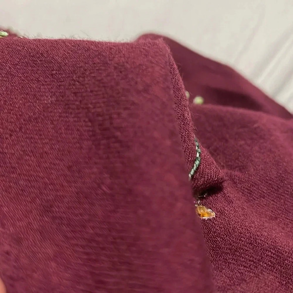 Bayaa Hand Beaded Scarf/head scarf length 69” and width 14.75” - Picture 6 of 8